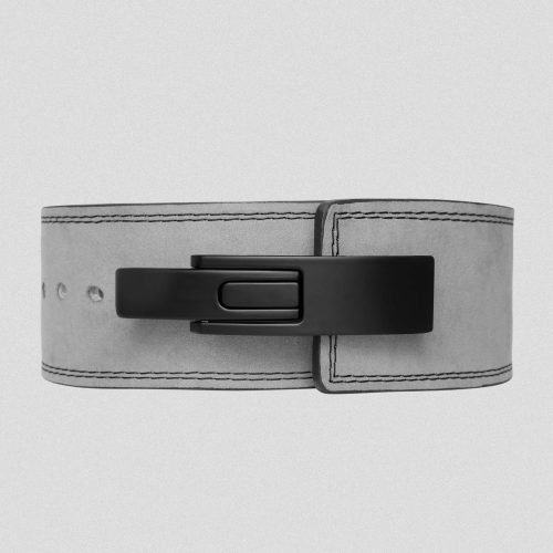 10mm lever belt gray front 1