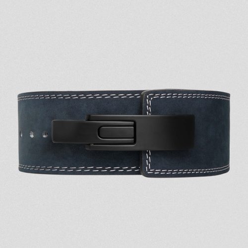 10mm lever belt navy front