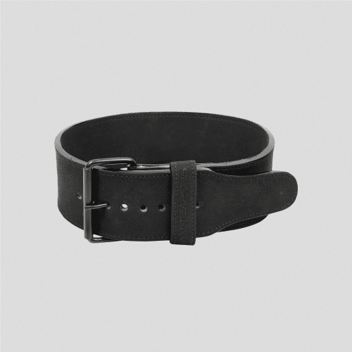 10mm single prong belt black prong gray background