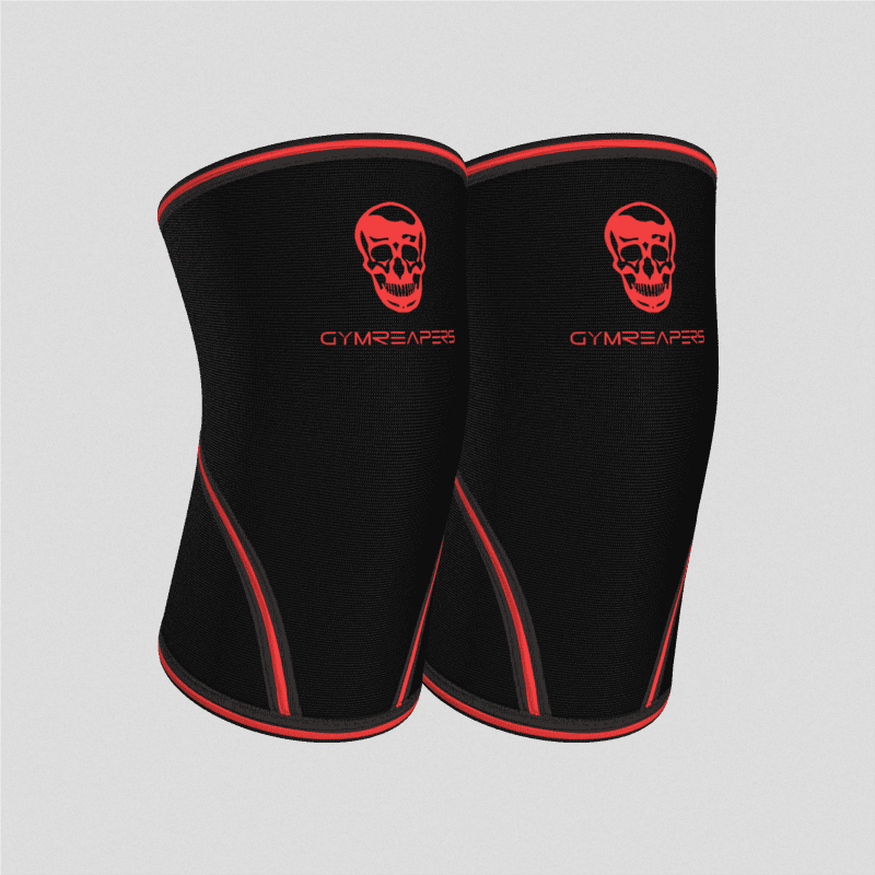 5mm elbow sleeves black red main