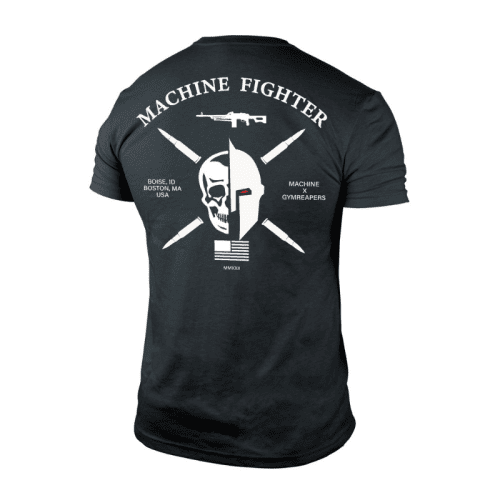 #Option_7.62 Machine Fighter Tee - Charcoal