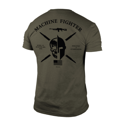 #Option_7.62 Machine Fighter Tee - Military Green