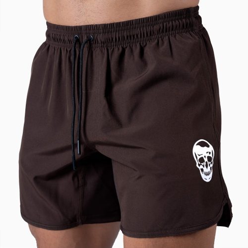 GR TrainingShorts Brown Cropped Front