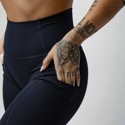 Midnight Navy Victory Legging detail