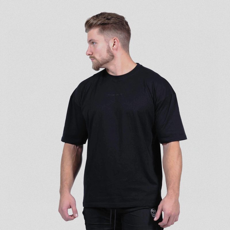 ascend box tee black black athlete front