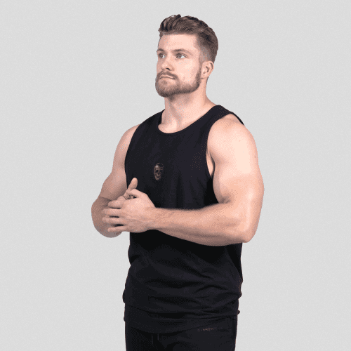 ascend scoop hem tank black front2