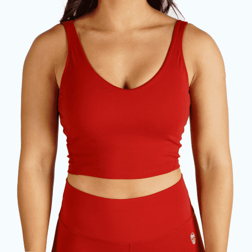 red tank top