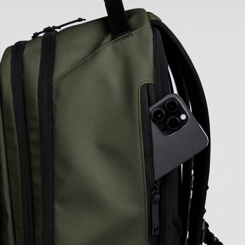 gravestone backpack od green phone