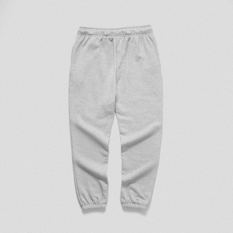 heather gray ascend jogger back