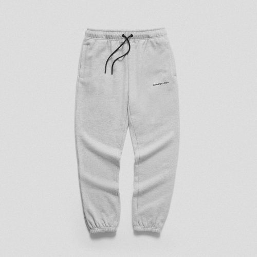 heather gray ascend jogger front