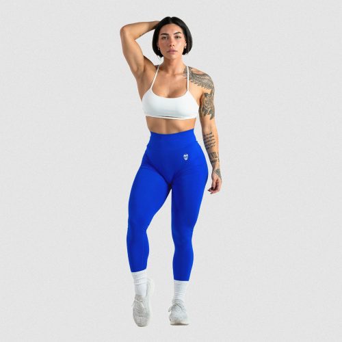 infinity leggings electric blue full body front