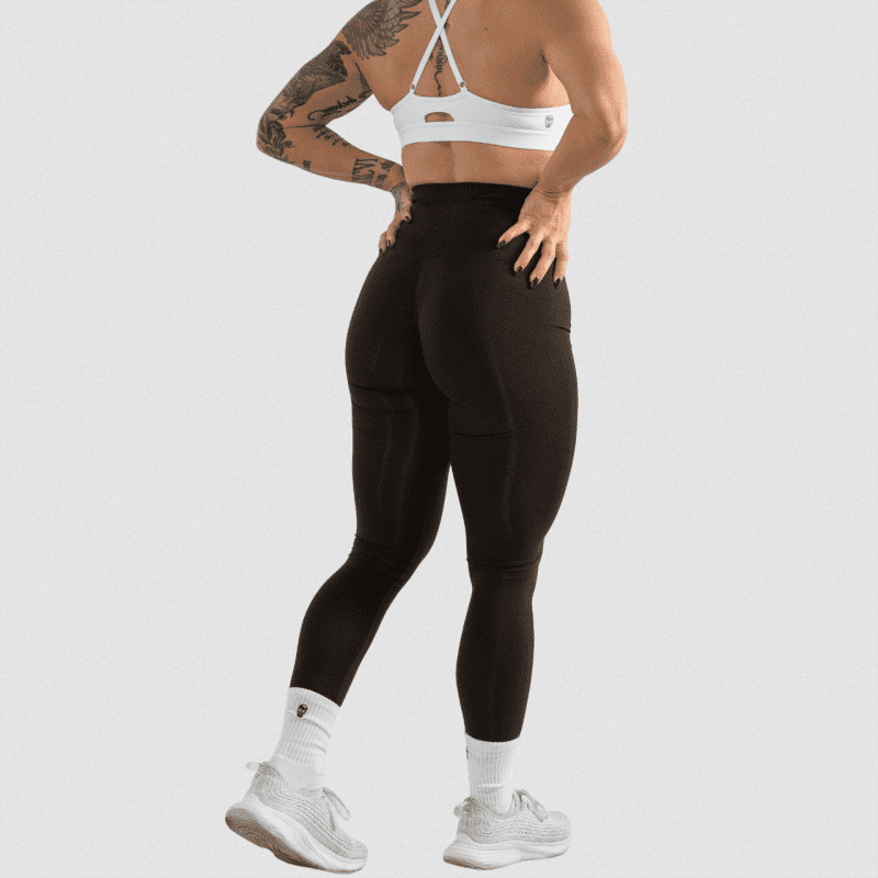 infinity leggings espresso back