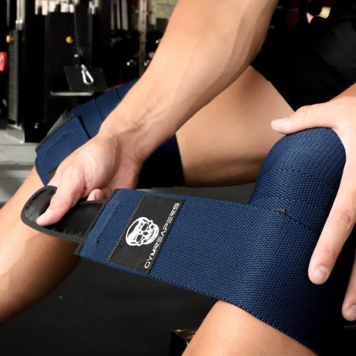 knee wraps navy