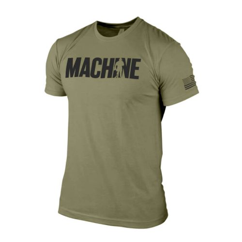 #Option_Machine Stamp Tee - Military Green