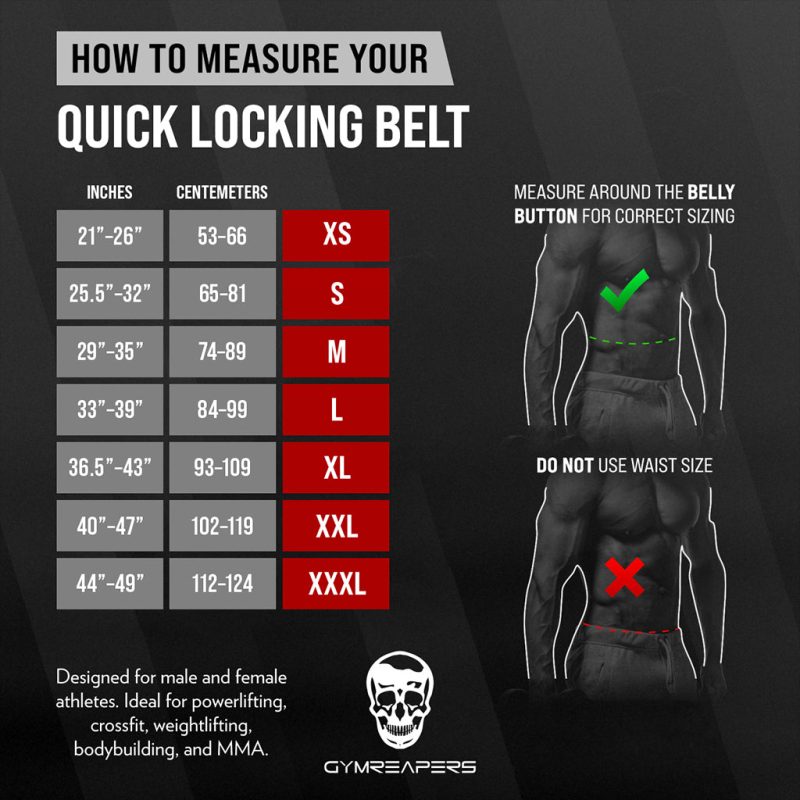 quick locking belt size chart 45b3525b 6026 4919 999b 758b8e9f6808