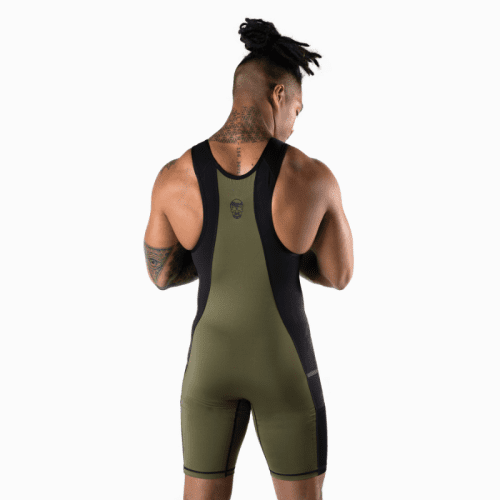 singlet green back