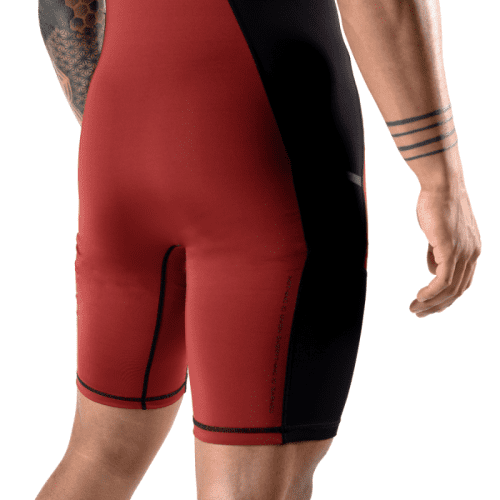 singlet red detail