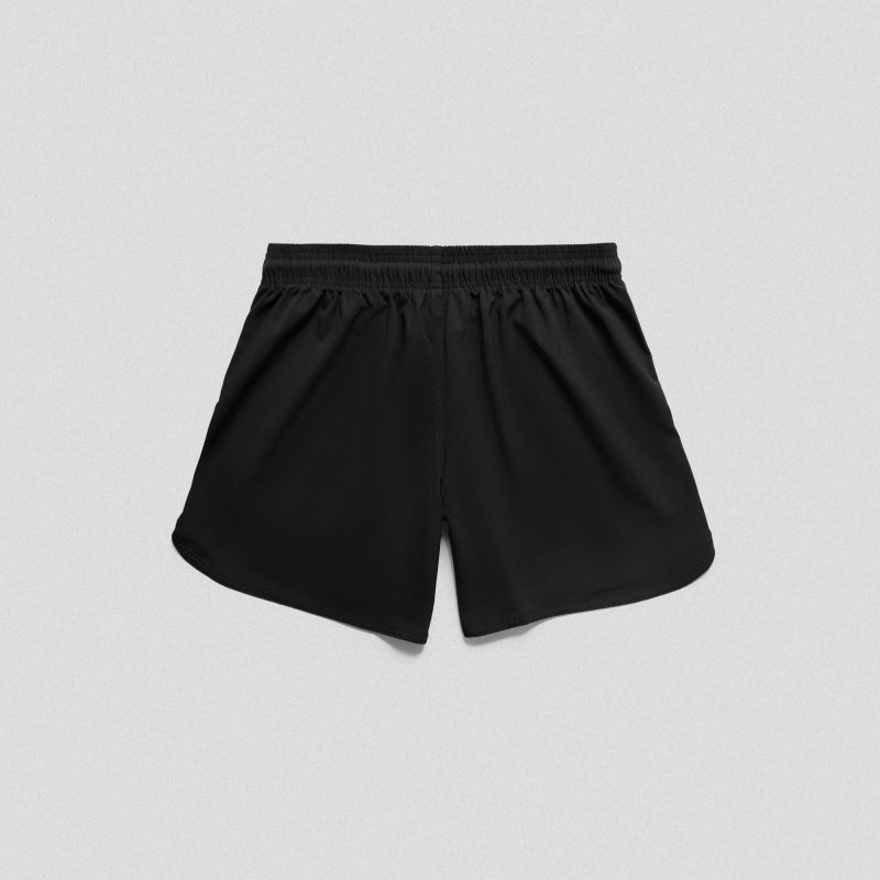 training shorts black back