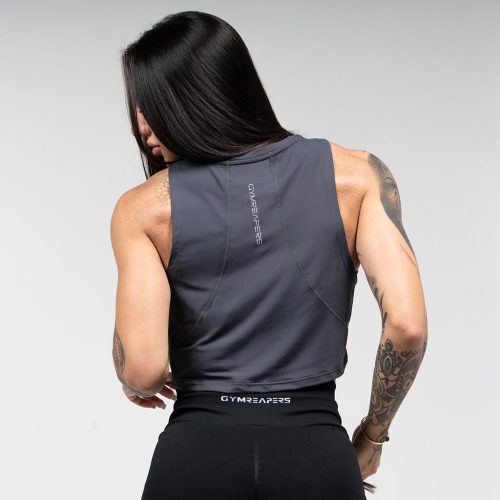 womens performance tank obsidian back