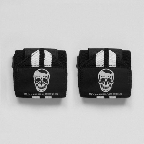 wrist wraps black white main