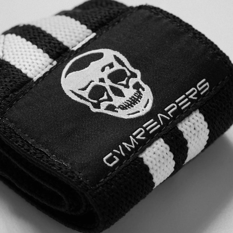 wrist wraps black white single