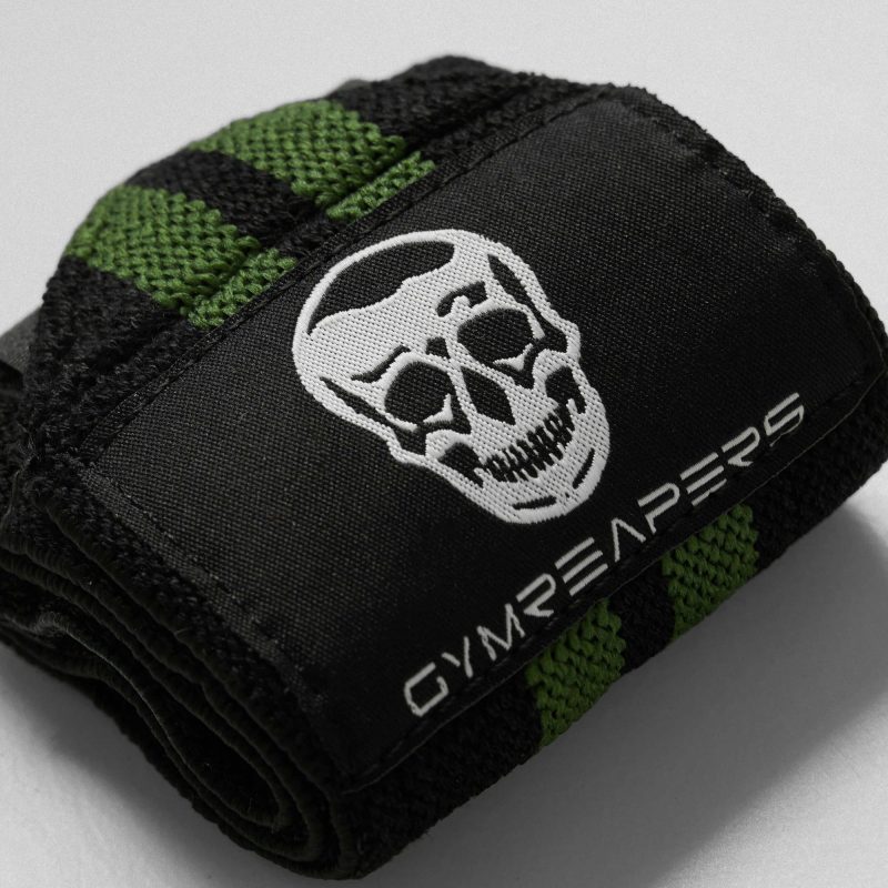 wrist wraps green single