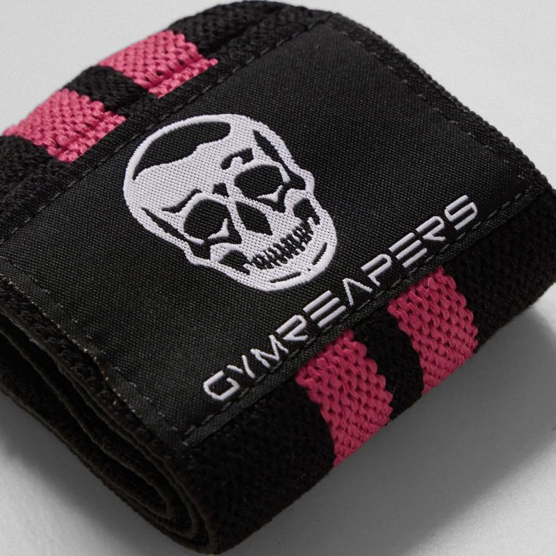 wrist wraps pink single